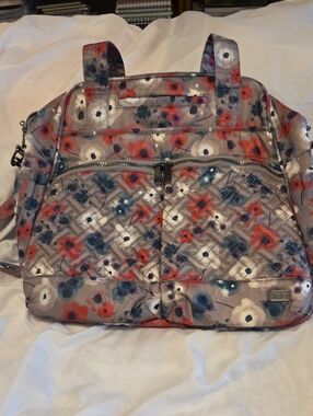 Lug Bumper Travel Tote With Double Handles And Long Shoulder Strap